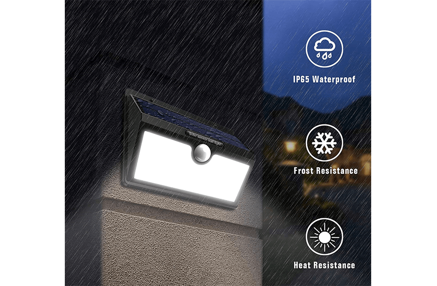solar wall light 78led model