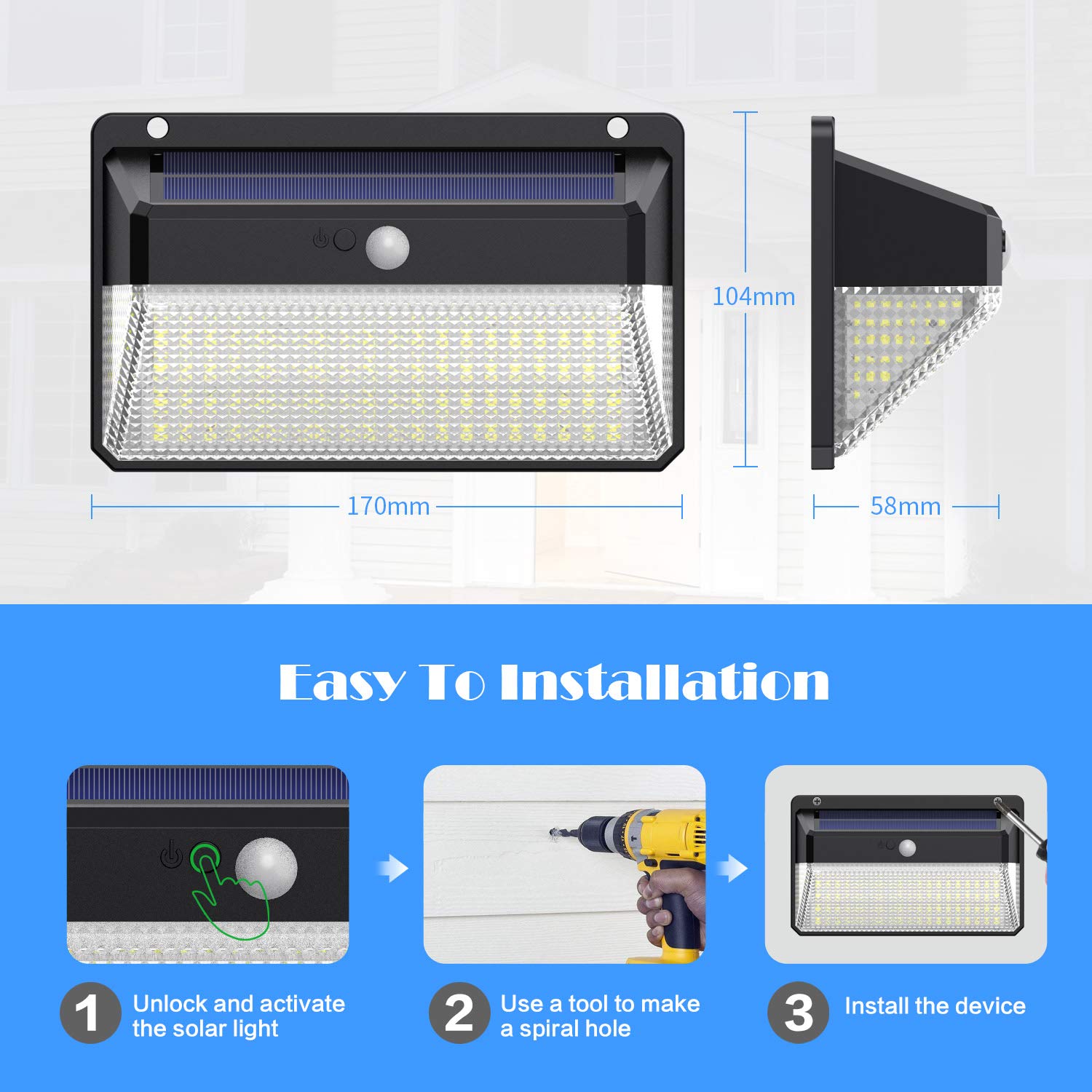 Features of security lights with motion sensor