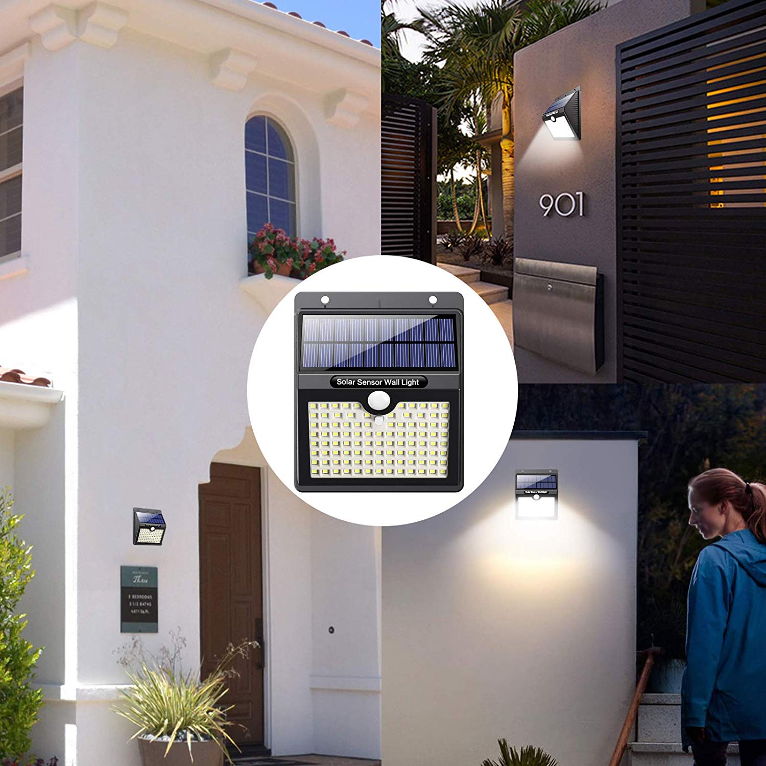 How to extend the life of LED solar wall light 97 led