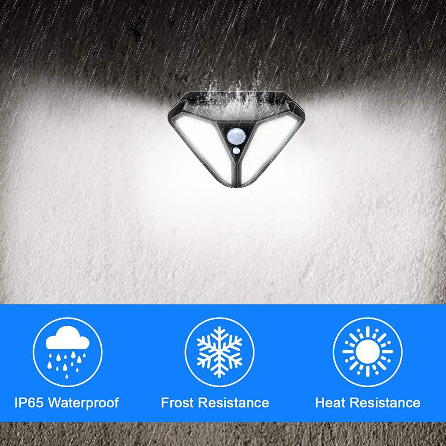 major components of solar garden light led garden light