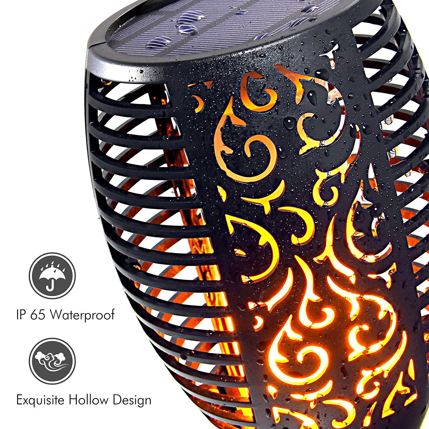Which battery is good for Flickering Flame Solar Torches Lights?