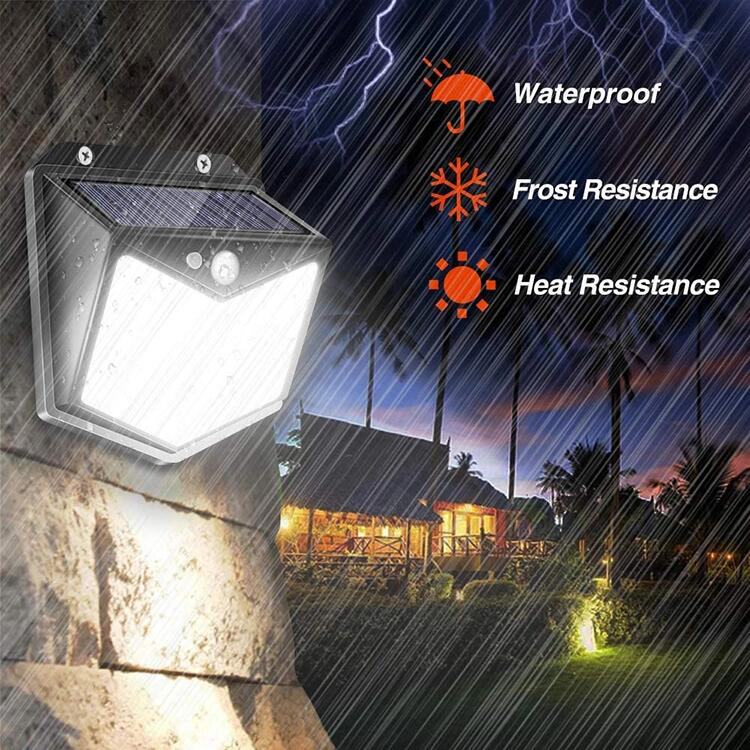 The newest economic lights launched-140leds solar wall light