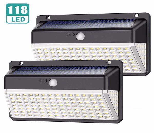  solar wall light approx 6500k