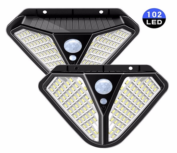  solar wall light approx 6500k