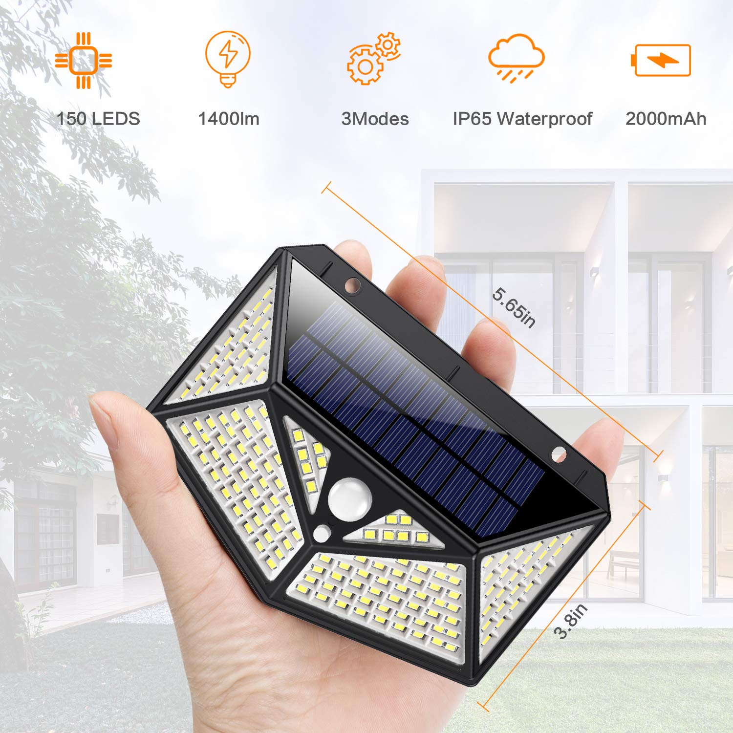 What parameters to see when choosing a motion sensor solar garden light