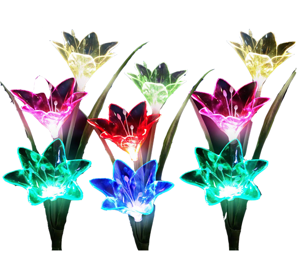 Solar flower light